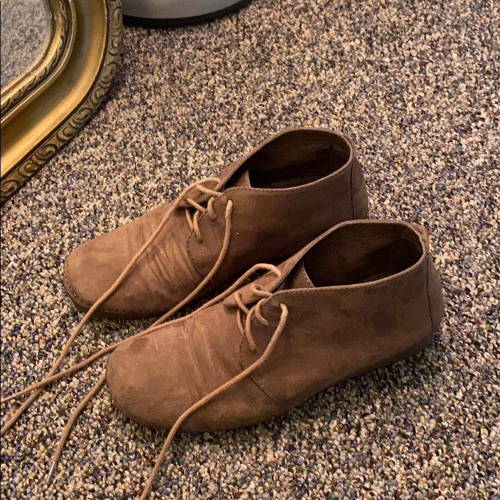Brown booties